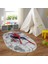 Dijital Baskılı Kaymaz Yıkanabilir Eğlenceli Eğitici Oval Çocuk Odası Halısı, N-O-Çocuk-41-Renkli, 5