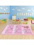 Dijital Baskılı Kaymaz Taban Yıkanabilir Eğlenceli Eğitici Çocuk Odası Halısı, N-Çocuk-05-Pembe, 1