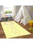 Dijital Baskılı Kaymaz Taban Yıkanabilir Eğlenceli Eğitici Çocuk Odası Halısı, N-Çocuk-12-Sarı, 2