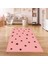 Dijital Baskılı Kaymaz Taban Yıkanabilir Eğlenceli Eğitici Çocuk Odası Halısı, N-Çocuk-32-Pembe, 2