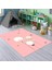 Dijital Baskılı Kaymaz Taban Yıkanabilir Eğlenceli Eğitici Çocuk Odası Halısı, N-Çocuk-24-Pembe, 5
