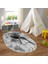 Dijital Baskılı Kaymaz Yıkanabilir Eğlenceli Eğitici Oval Çocuk Odası Halısı, N-O-Çocuk-41-Gri, 5