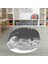 Dijital Baskılı Kaymaz Yıkanabilir Eğlenceli Eğitici Oval Çocuk Odası Halısı, N-O-Çocuk-43-Gri, 4