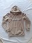 Krem Kanguru Cepli Kapşonlu Sweatshirt 1