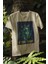 Erkek Turuncu Baskılı Oversize Bisiklet Yaka Kısa Kollu Tshirt 4