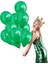Vıp 100 Pcs Shıny Metallıc Green Balloon Vıp Kalite Parlak Metalik Yeşil Balon Helyum Gazı Uyumludur 1