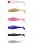 3070 Healer Soft 6gr 8.5cm Mix Levrek Silikon Yem 6 Adet 1