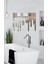 Gümüş Pleksi Dekoratif Antre Banyo Süs Mozaik Ayna 200 Adet 3x3 cm 2