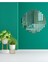 Gümüş Pleksi Dekoratif Antre Banyo Süs Mozaik Ayna 200 Adet 3x3 cm 4