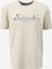 Bej Erkek Bisiklet Yaka Basic Baskılı T-Shirt D4SM-TST3310 1