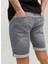 Normal Bel Normal Gri Erkek Denim Şort Jjırıck Jjıcon Shorts Ge 370 I.k Jn 4