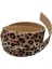 3 cm Şerit Suni Deri Leopar Desen 1 Metre 1