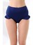 Aykum,yüksek Bel Bikini Altı Fırfırlı Astarlı,lacivert 2