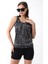 Tankini Şortlu Desenli Şortu Astarlı 2