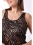 Tankini Şortlu Leopar Desenli Şortu Astarlı 5