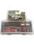 1967 Dodge D-100 With Tandem Car Trailer 1/64 Model Araba 1