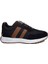 Erkek Siyah Taba Mevsimlik Kauçuk Kaymaz Taban Comfort Sneaker 1