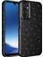 Samsung Galaxy S22 Kılıf Kamera Korumalı Simli Lüks Işıltılı Silikon 1