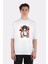 Beyaz Oversize T-Shirt Ahegao Waifu Material Anime Devıl Gırl (For Otaku) 1