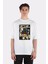 Beyaz Oversize T-Shirt Gundam The First 1