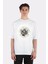 Beyaz Oversize T-Shirt The Mandalorian May The Fourth Comic Style 1