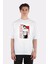 Beyaz Oversize T-Shirt Baki Hanma, Baki The Grappler Anime T-Shirt 1