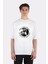Beyaz Oversize T-Shirt Star Wars Mandalorian Only One Way 1
