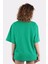 Kadın Oversize Bisiklet Yaka T-Shirt 2