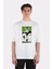 Beyaz Oversize T-Shirt Cell Android Perfect Form 1