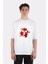 Beyaz Oversize T-Shirt Itachi Sharingan 1