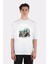 Beyaz Oversize T-Shirt The Mandalorian Found You 1