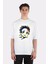 Beyaz Oversize T-Shirt Kamando Tanjiro 1