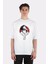 Beyaz Oversize T-Shirt Uchiha Sasuke 1