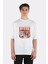 Beyaz Oversize T-Shirt Doflamingo 1