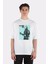 Beyaz Oversize T-Shirt Kaiju No 8 1