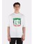 Beyaz Oversize T-Shirt I Love Camping Because I Hate People 1