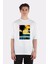 Beyaz Oversize T-Shirt Summer Paradise 1