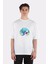 Beyaz Oversize T-Shirt 6th Birthday Shark Ready To Attack I'm 6 Year Old Gift 1