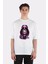 Beyaz Oversize T-Shirt Dark Passion 1