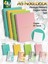 Notebook Sticker'lı 4'lü Çizgisiz Defter Seti (21 x 14,8 cm 120 Sayfa) Planlayıcı Defter SETI-T968 1