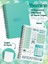 Notebook Sticker'lı 4'lü Çizgisiz Defter Seti (21 x 14,8 cm 120 Sayfa) Planlayıcı Defter SETI-T968 3
