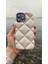 iPhone 14 Pro Max Uyumlu Krem Baklava Puff 1