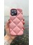 iPhone 14 Pro Max Uyumlu Pembe Baklava Puff 1