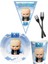Patron Bebek 8 Kişilik Erkek Doğum Günü 4 Parçalı Mini Set Erkek Çocuk Parti Seti Süsleme 1