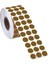 10 mm ( 1 Cm) Nokta Etiketi 5000'LI - Kraft (Kahverengi) [ Etkinlik Metaryalı ] 1