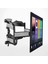 Philips 50PUS8508 50" Ekran LED Tv Için Full Motion Güçlendirilmiş En Sağlam Hareketli Askı Aparatı 2