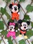 Pelüş Mickey Mouse Maskot Anahtarlık ve Çanta Süsü  Love 1