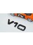 V10 3m 3D Siyah Abs Bagaj Logo Amblem Audi Ile Uyumlu 2