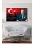 Atatürk Vatanını En Çok Seven Görevini En Iyi Yapandır Cam Tablo Ev Ofis Kurum Büyük Hediyelik Dekor 1