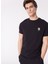 Bisiklet Yaka Lacivert Erkek T-Shirt 755027500221 1